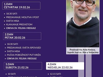 Korizmena duhovna obnova 2026