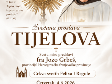 Tijelovo, 04.06.2026.