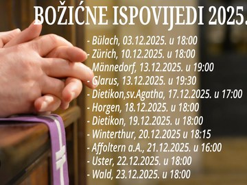 Bozicne ispovijedi
